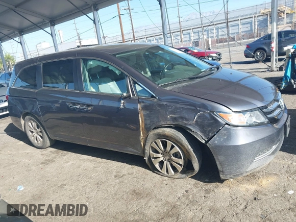 2014 Honda Odyssey EX-L with VIN 5FNRL5H61EB079742, listed as a IAAI auction lot 41992473 with 125,397 mi miles and . Bid and sale history available at carsss.com. Image 13.