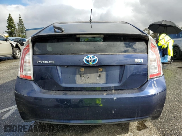2015 Toyota Prius Four with VIN JTDKN3DU2F1971934, listed as a Copart auction lot 44204065 with 215,423 mi miles and Salvage Title. Bid and sale history available at carsss.com. Image 6.