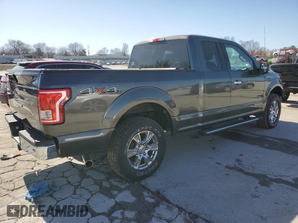 2016 Ford F-150 XLT with VIN 1FTEX1EP2GFD61525, listed as a Copart auction lot 48534085 with 92,859 mi miles and Salvage Title. Bid and sale history available at carsss.com. Image 3.