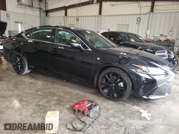 2022 Lexus ES 300h F Sport with VIN 58AGA1C15NU018164, listed as a Copart auction lot 64182814 with 4,474 mi miles and Salvage title. Bid and sale history available at DreamBid. Image 4.
