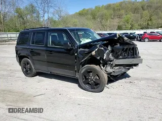 2014 Jeep Patriot Altitude with VIN 1C4NJPBA1ED674353, listed as a Copart auction lot 54833005 with 83,183 mi miles and Salvage title. Bid and sale history available at DreamBid. Image 15.