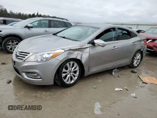 2013 Hyundai Azera with VIN KMHFG4JG6DA222207, listed as a Copart auction lot 46831495 with 68,234 mi miles and Salvage Title. Bid and sale history available at DreamBid. Image 1.