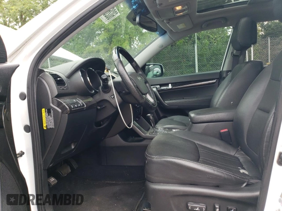 2013 Kia Sorento SX z VIN 5XYKWDA20DG412272, wystawiony jako Copart lot #60263145 z przebiegiem Nie podano mil oraz Czysty tytuł • Clean title. Historia ofert i sprzedaży dostępna na DreamBid. Obrazek 7.