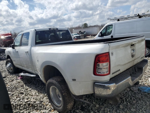 2021 Ram 3500 Big Horn with VIN 3C63RRHL0MG505048, listed as a Copart auction lot 46082575 with 0 mi miles and Salvage Title. Bid and sale history available at carsss.com. Image 2.