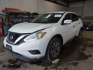2017 Nissan Murano SL with VIN 5N1AZ2MH2HN157223, listed as a IAAI auction lot 42022814 with 122,104 mi miles. Bid and sale history available at carsss.com. Image 2.