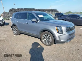 2021 Kia Telluride S with VIN 5XYP6DHC8MG167726, listed as a IAAI auction lot 42589823 with 87,609 mi miles and . Bid and sale history available at DreamBid. Image 1.