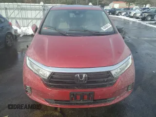 2022 Honda Odyssey EX-L with VIN 5FNRL6H72NB000481, listed as a Copart auction lot 43406015 with 43,353 mi miles and Salvage Title. Bid and sale history available at DreamBid. Image 5.