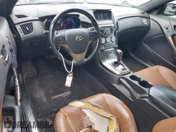 2016 Hyundai Genesis Coupe 3.8L Base with VIN KMHHT6KJ8GU133851, listed as a Copart auction lot 89313935 with 62,945 mi miles and Salvage title. Bid and sale history available at DreamBid. Image 8.