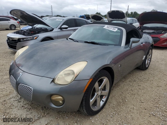 2006 Pontiac Solstice with VIN 1G2MB35B96Y112530, listed as a Copart auction lot 75023734 with 0 mi miles and Non Repairable. Bid and sale history available at carsss.com. Image 1.