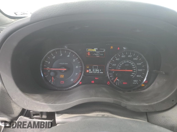 2021 Subaru WRX with VIN JF1VA1A65M9802904, listed as a Copart auction lot 48359065 with 41,312 mi miles and Salvage Title. Bid and sale history available at carsss.com. Image 9.