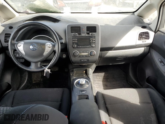2015 Nissan LEAF SV with VIN 1N4AZ0CP2FC306391, listed as a Copart auction lot 45011273 with 56,669 mi miles and . Bid and sale history available at DreamBid. Image 8.