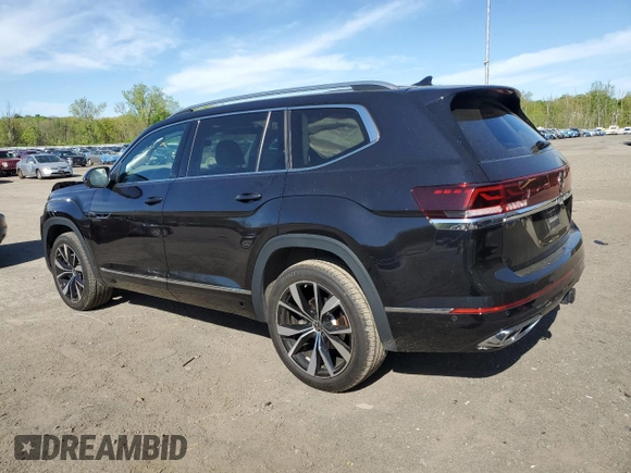2024 Volkswagen Atlas SEL Premium R-Line with VIN 1V2FR2CA5RC600331, listed as a Copart auction lot 55237615 with 13,796 mi miles and Salvage title. Bid and sale history available at DreamBid. Image 2.