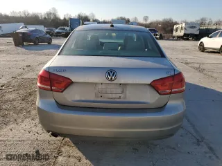 2012 Volkswagen Passat SE with VIN 1VWBP7A34CC050129, listed as a Copart auction lot 48500375 with 143,109 mi miles and Salvage Title. Bid and sale history available at carsss.com. Image 6.