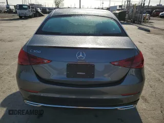 2025 Mercedes-Benz C 300 with VIN W1KAF4GB7SR251684, listed as a Copart auction lot 52391325 with 587 mi miles and Salvage Title. Bid and sale history available at DreamBid. Image 6.