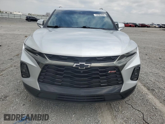 2019 Chevrolet Blazer RS with VIN 3GNKBERS4KS677169, listed as a Copart auction lot 52963595 with 112,059 mi miles and Salvage title. Bid and sale history available at DreamBid. Image 5.