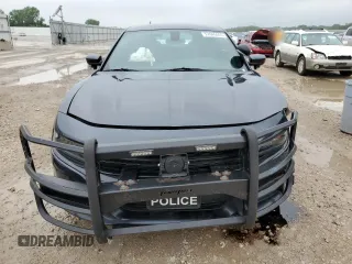 2019 Dodge Charger Police with VIN 2C3CDXKT1KH582405, listed as a Copart auction lot 57046445 with 136,171 mi miles and Salvage title. Bid and sale history available at DreamBid. Image 5.