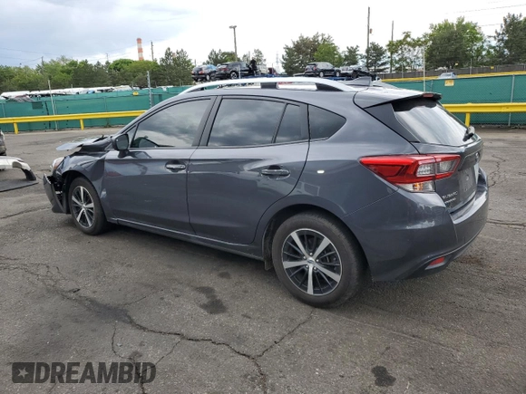 2023 Subaru Impreza Premium z VIN 4S3GTAV60P3722201, wystawiony jako Copart lot #58667795 z przebiegiem 14 742 mil mil oraz Szkoda całkowita • Salvage title. Historia ofert i sprzedaży dostępna na DreamBid. Obrazek 2.