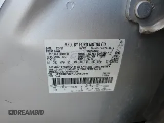 2012 Ford Explorer с VIN 1FMHK7B9XCGA82148, выставлен на аукционе Copart как лот 76050574 с пробегом 213 768 миль миль и Чистый • Clean title. История ставок и продаж доступна на DreamBid. Изображение 13.
