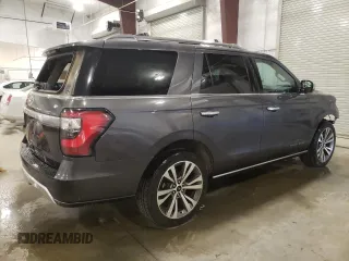 2020 Ford Expedition Platinum with VIN 1FMJU1MT9LEA37876, listed as a Copart auction lot 52754775 with 80,472 mi miles and Salvage title. Bid and sale history available at DreamBid. Image 3.