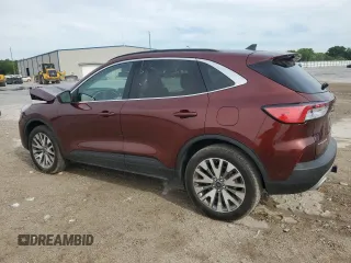 2021 Ford Escape Titanium with VIN 1FMCU9J91MUA79093, listed as a Copart auction lot 49645735 with 41,185 mi miles and Salvage Title. Bid and sale history available at carsss.com. Image 2.