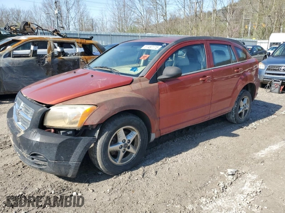 2009 Dodge Caliber SXT with VIN 1B3HB48A39D100358, listed as a Copart auction lot 51497775 with Not Provided miles and Salvage Title. Bid and sale history available at carsss.com. Image 1.