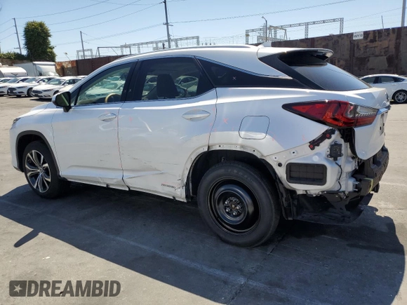 2020 Lexus RX 450h with VIN 2T2HGMDA3LC048722, listed as a Copart auction lot 56066865 with 66,558 mi miles and Salvage title. Bid and sale history available at DreamBid. Image 2.