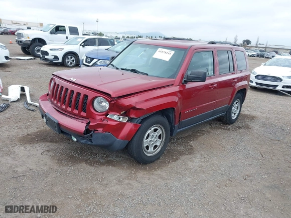 2016 Jeep Patriot Sport with VIN 1C4NJPBA0GD753869, listed as a IAAI auction lot 41878245 with 110,192 mi miles. Bid and sale history available at carsss.com. Image 17.