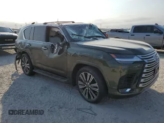 2023 Lexus LX 600 Luxury z VIN JTJGB7CX0P4030724, wystawiony jako Copart lot #75330654 z przebiegiem 17 614 mil mil oraz Szkoda całkowita • Salvage title. Historia ofert i sprzedaży dostępna na DreamBid. Obrazek 4.