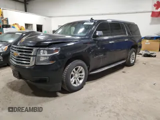 2016 Chevrolet Suburban LT with VIN 1GNSKHKC8GR374118, listed as a Copart auction lot 51665665 with 196,981 mi miles and Salvage Title. Bid and sale history available at carsss.com. Image 1.