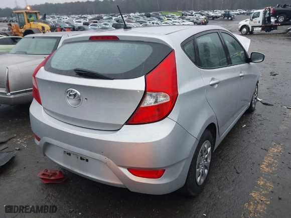 2017 Hyundai Accent SE with VIN KMHCT5AE1HU312355, listed as a IAAI auction lot 41405792 with 102,400 mi miles. Bid and sale history available at carsss.com. Image 4.