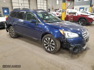 2017 Subaru Outback Limited with VIN 4S4BSANC4H3394202, listed as a Copart auction lot 47828155 with 102,187 mi miles and Salvage Title. Bid and sale history available at carsss.com. Image 4.