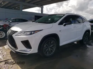 2022 Lexus RX with VIN 2T2YZMDA3NC309960, listed as a Copart auction lot 65665624 with 18,695 mi miles and Salvage Title. Bid and sale history available at carsss.com. Image 1.