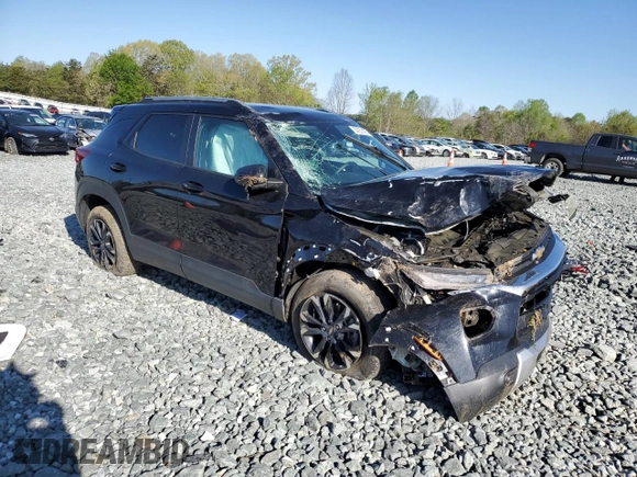 2021 Chevrolet TrailBlazer LT with VIN KL79MPSL2MB143132, listed as a Copart auction lot 52251455 with 47,480 mi miles and Salvage Title. Bid and sale history available at carsss.com. Image 4.