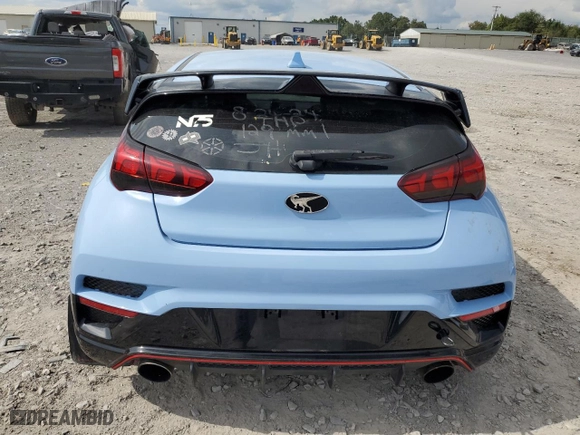 2019 Hyundai Veloster N with VIN KMHT36AHXKU002051, listed as a Copart auction lot 69142764 with 82,437 mi miles and Salvage Title. Bid and sale history available at carsss.com. Image 6.