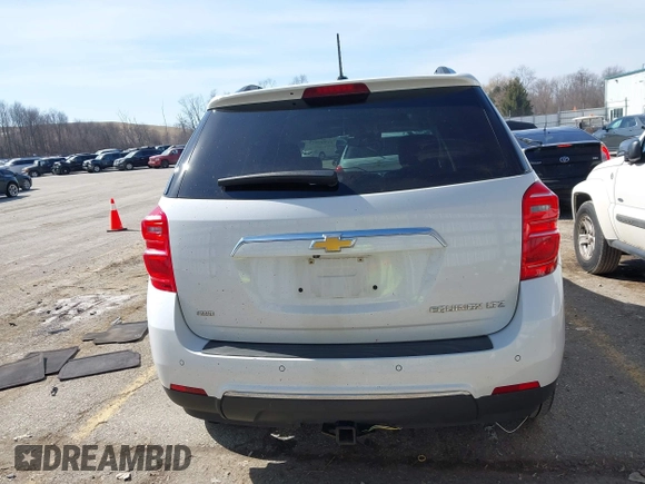 2016 Chevrolet Equinox LTZ with VIN 2GNFLGEK5G6192772, listed as a IAAI auction lot 41797023 with 97,882 mi miles. Bid and sale history available at carsss.com. Image 16.