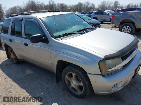 2007 Chevrolet TrailBlazer LS with VIN 1GNDT13S272211105, listed as a IAAI auction lot 42106818 with 200,104 mi miles. Bid and sale history available at carsss.com. Image 1.