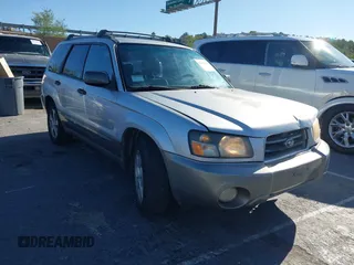 2004 Subaru Forester XS with VIN JF1SG656X4H700514, listed as a IAAI auction lot 42620608 with 155,067 mi miles and . Bid and sale history available at DreamBid. Image 1.