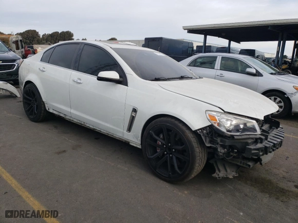 2014 Chevrolet SS with VIN 6G3F15RW7EL953910, listed as a Copart auction lot 81053614 with 64,442 mi miles and Salvage Title. Bid and sale history available at carsss.com. Image 4.