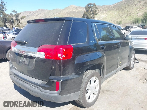 2017 GMC Terrain SLE with VIN 2GKALMEK2H6347849, listed as a IAAI auction lot 41634216 with 61,405 mi miles. Bid and sale history available at carsss.com. Image 4.