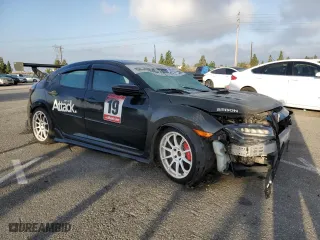 2019 Honda Civic Type R Touring with VIN SHHFK8G79KU203168, listed as a Copart auction lot 76814254 with 0 mi miles and Salvage Title. Bid and sale history available at carsss.com. Image 4.