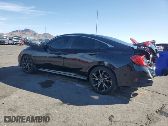 2019 Honda Civic Sport with VIN 19XFC2F83KE203341, listed as a Copart auction lot 52911825 with 120,011 mi miles and Salvage title. Bid and sale history available at DreamBid. Image 2.