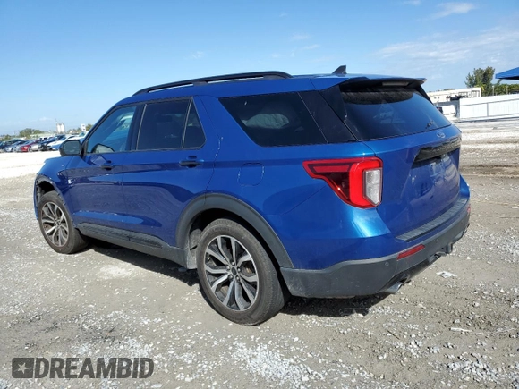 2022 Ford Explorer ST-Line with VIN 1FMSK7KH6NGC50528, listed as a Copart auction lot 46605305 with 68,828 mi miles and Salvage Title. Bid and sale history available at carsss.com. Image 2.