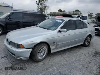 2002 BMW 5 Series 530i with VIN WBADT53482CE93352, listed as a Copart auction lot 51579024 with 149,521 mi miles and Salvage Title. Bid and sale history available at carsss.com. Image 1.