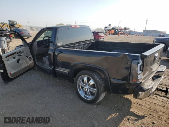 1999 Chevrolet Silverado 1500 LS with VIN 1GCEK14T6XZ163428, listed as a Copart auction lot 71208804 with 156,330 mi miles and Salvage Title. Bid and sale history available at carsss.com. Image 2.