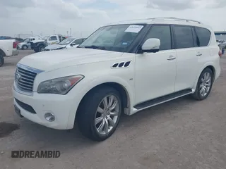 2014 Infiniti QX80 with VIN JN8AZ2NF4E9552823, listed as a IAAI auction lot 42639923 with 176,732 mi miles and . Bid and sale history available at DreamBid. Image 17.