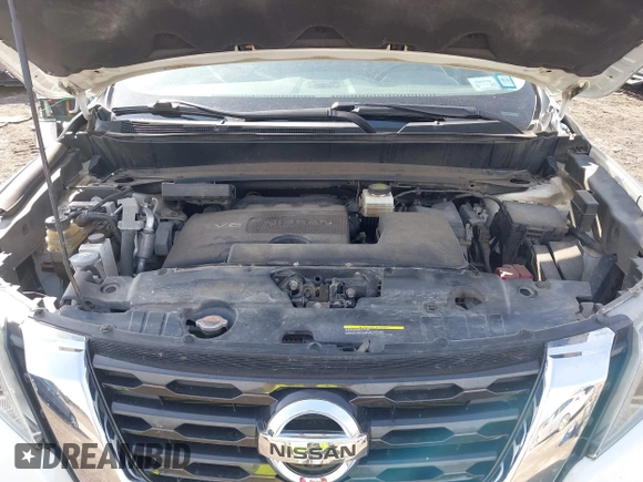 2017 Nissan Pathfinder SV with VIN 5N1DR2MM7HC610550, listed as a IAAI auction lot 41797183 with 54,071 mi miles. Bid and sale history available at carsss.com. Image 10.