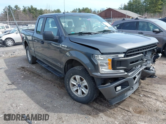 2018 Ford F-150 XL with VIN 1FTEX1EP0JFB47480, listed as a IAAI auction lot 41903286 with 85,206 mi miles and . Bid and sale history available at DreamBid. Image 1.