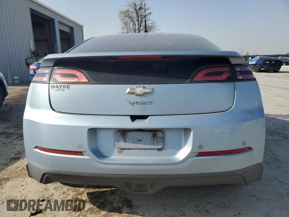 2013 Chevrolet Volt with VIN 1G1RH6E41DU141603, listed as a Copart auction lot 53613955 with 187,771 mi miles and Salvage Title. Bid and sale history available at carsss.com. Image 6.