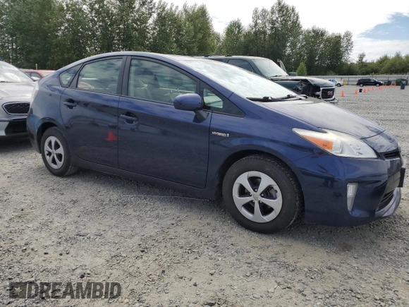 2013 Toyota Prius One with VIN JTDKN3DU9D1622718, listed as a Copart auction lot 65586695 with 79,305 mi miles and Salvage title. Bid and sale history available at DreamBid. Image 4.