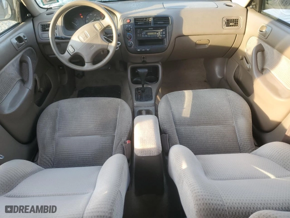 2000 Honda Civic VP with VIN 2HGEJ661XYH597401, listed as a Copart auction lot 47554195 with 156,681 mi miles and Salvage Title. Bid and sale history available at carsss.com. Image 8.